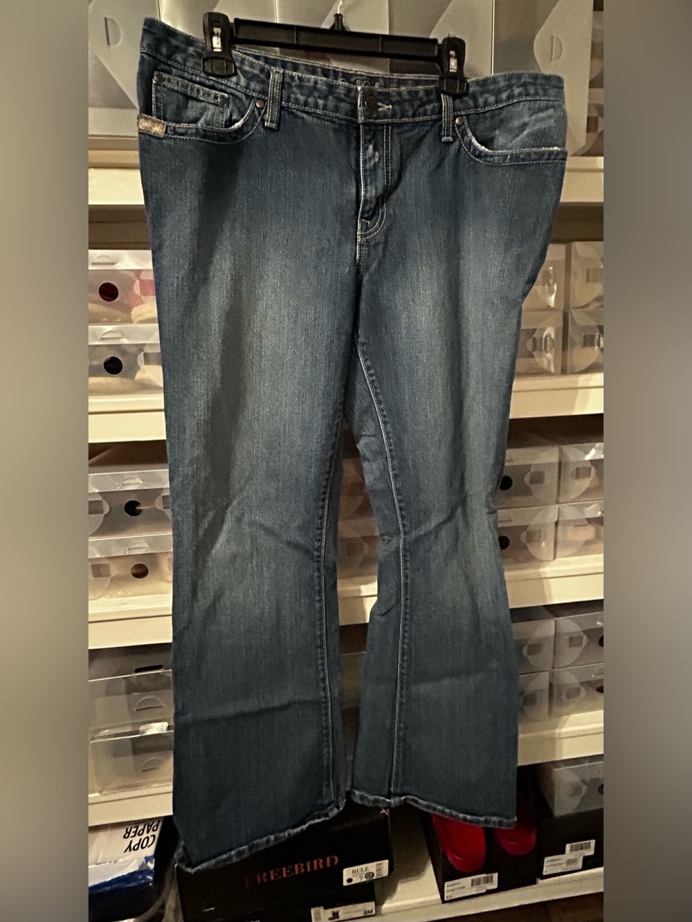 Cruel Girl Classic Women's Tennis Blue Denim Jeans